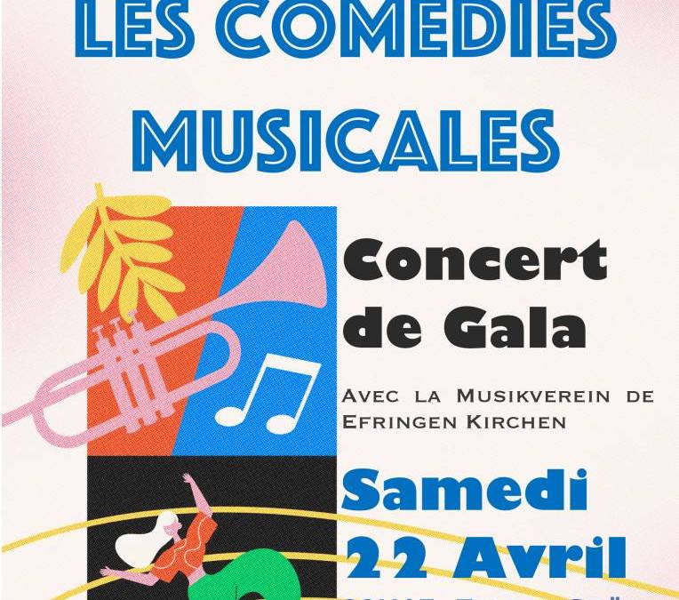Concert de Gala de la musique municipale de Cernay : Les comédies musicales