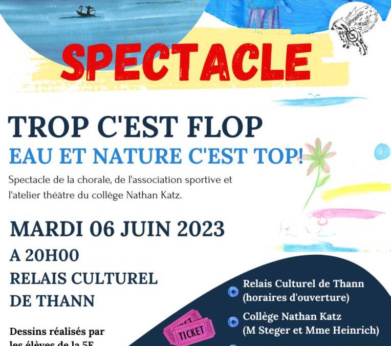 Trop c&rsquo;est flop ! Eau et nature c&rsquo;est top !  – Collège Nathan Katz