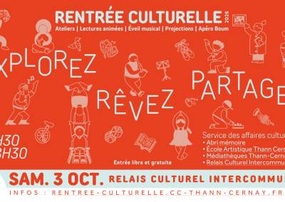 2e édition de la Rentrée Culturelle